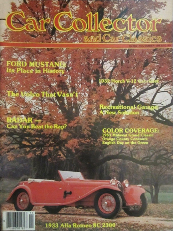 Car Collector Classics Nov November 1983 