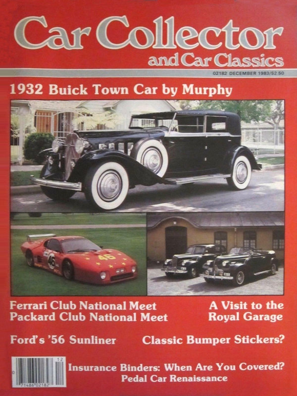 Car Collector Classics Dec December 1983 