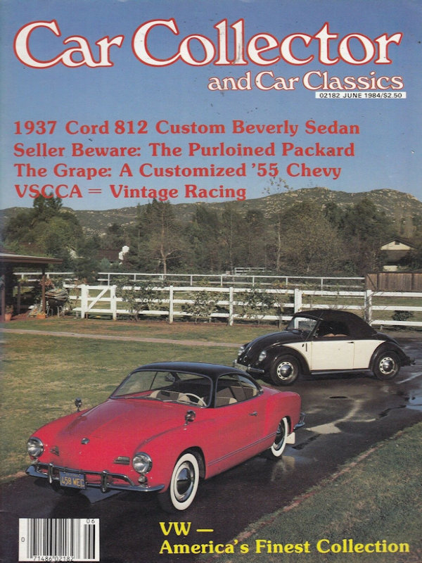 Car Collector Classics June 1984 