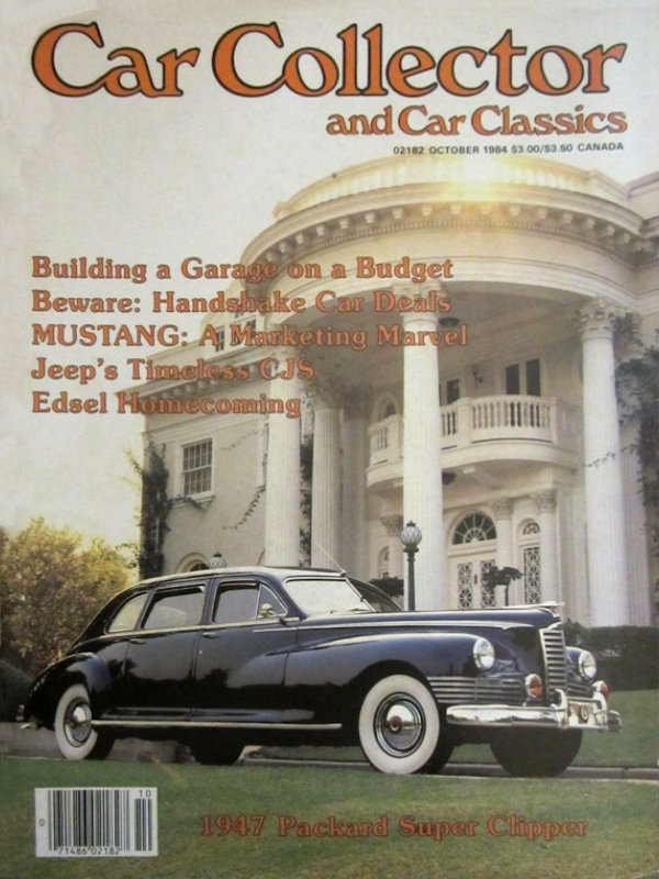 Car Collector Classics Oct October 1984 