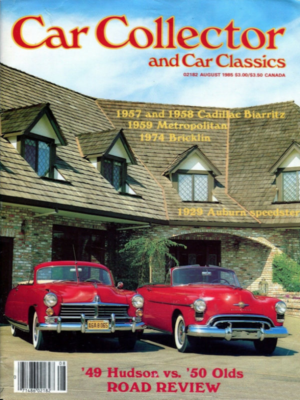 Car Collector Classics Aug August 1985 