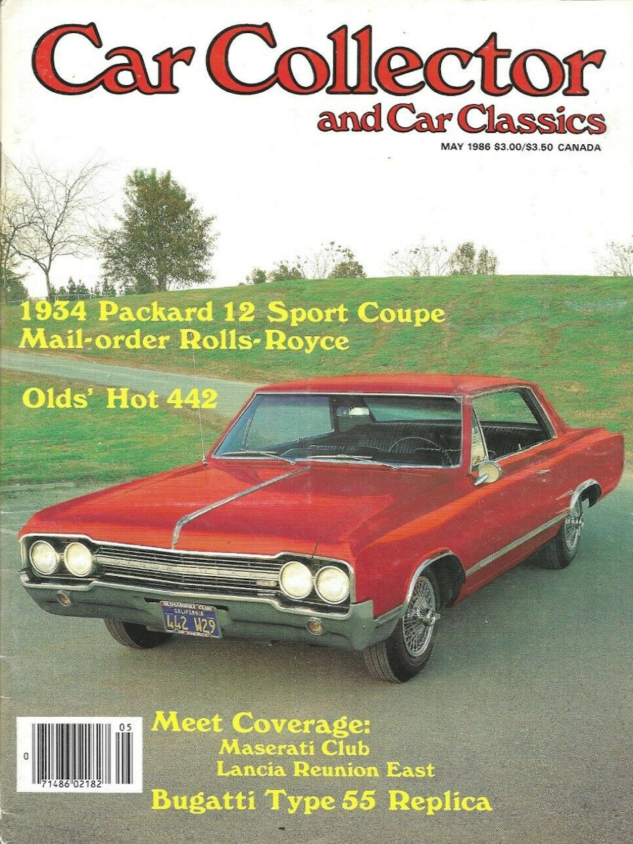 Car Collector Classics May 1986 