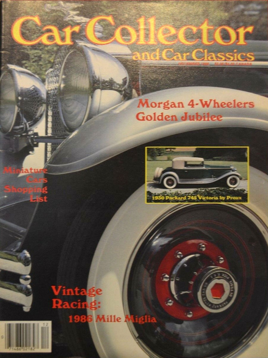 Car Collector Classics Dec December 1986 