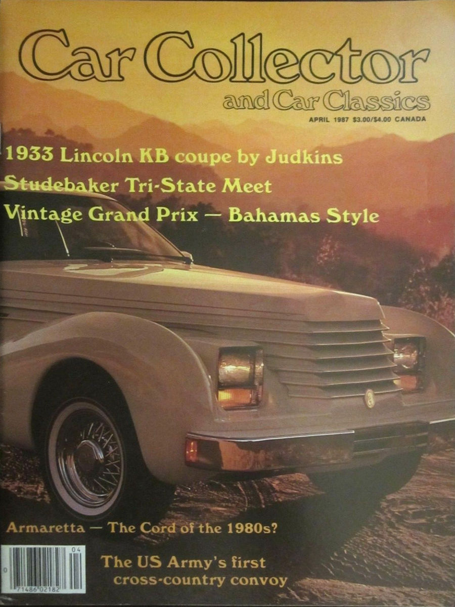 Car Collector Classics Apr April 1987 