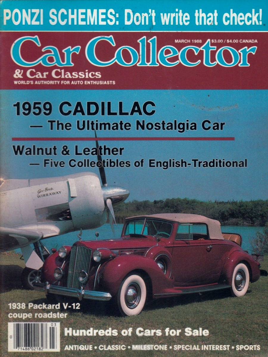 Car Collector Classics Mar March 1988 