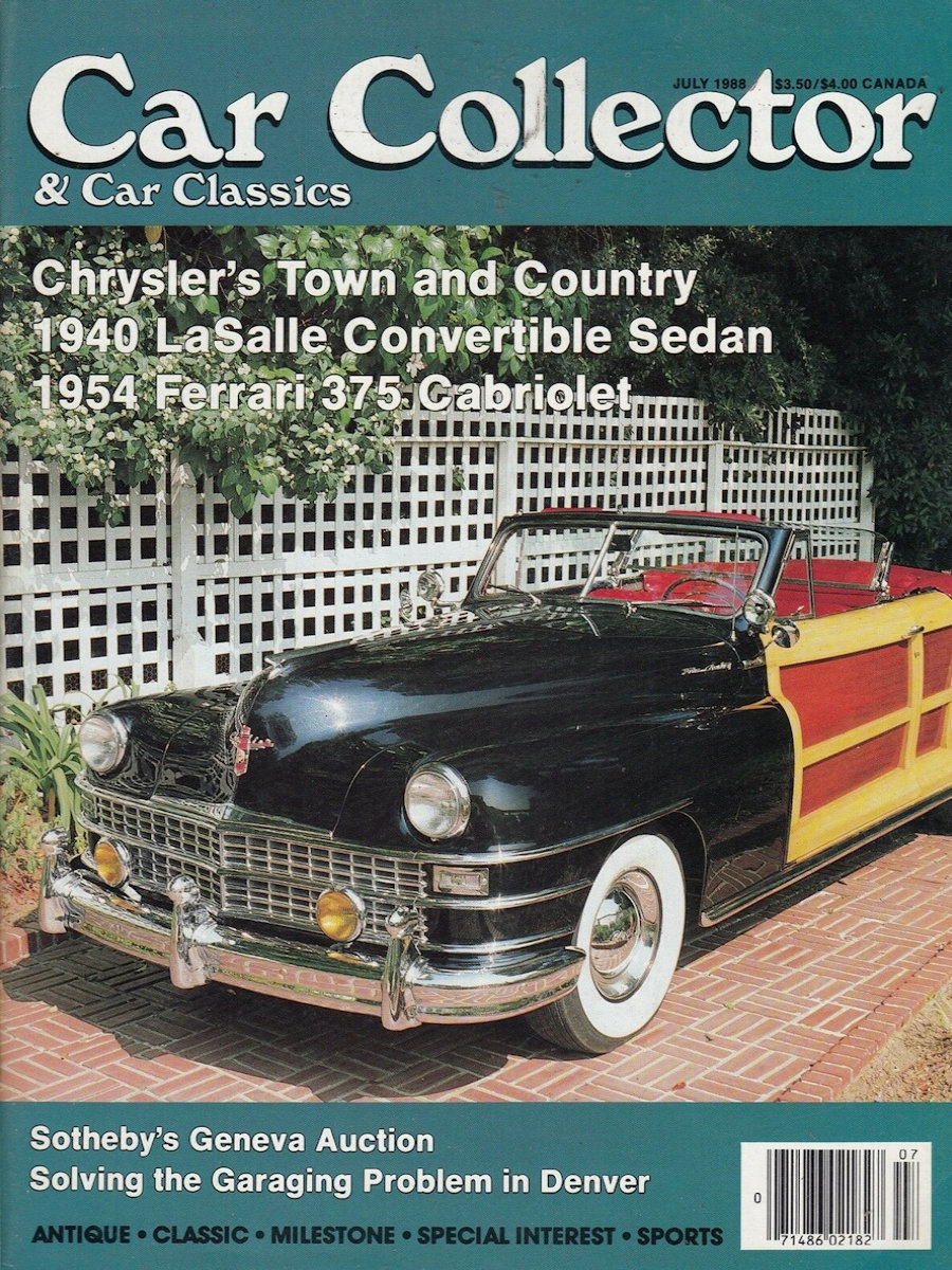 Car Collector Classics July 1988 