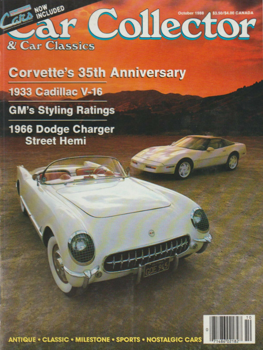 Car Collector Classics Oct October 1988 