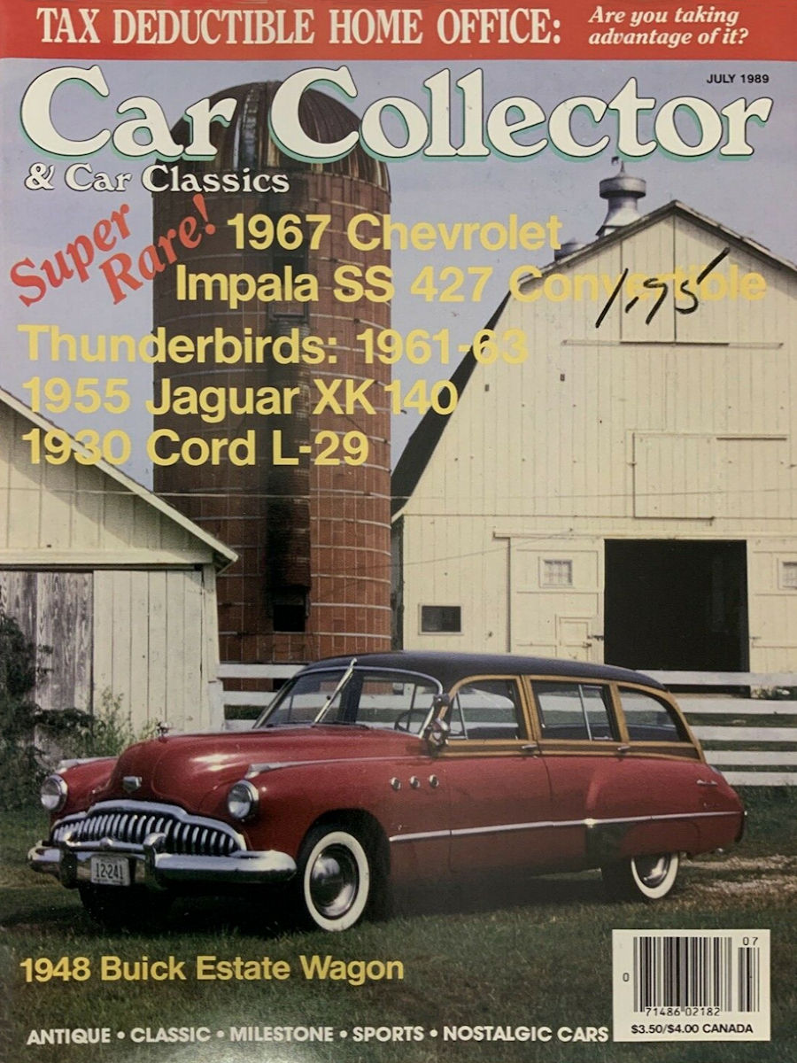 Car Collector Classics July 1989 