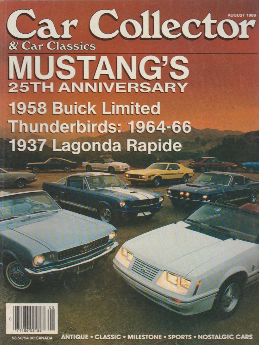 Car Collector Classics Aug August 1989