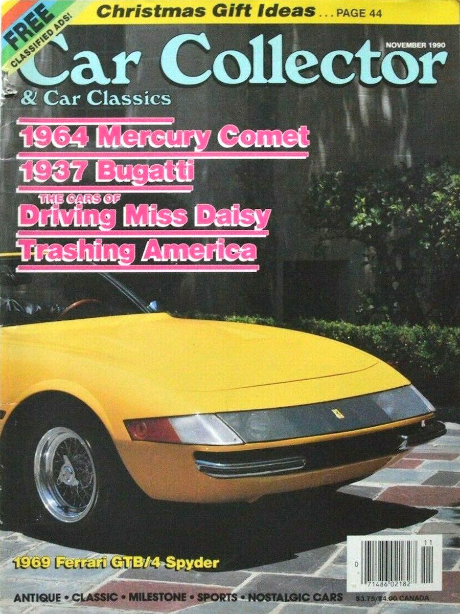 Car Collector Classics Nov November 1990 