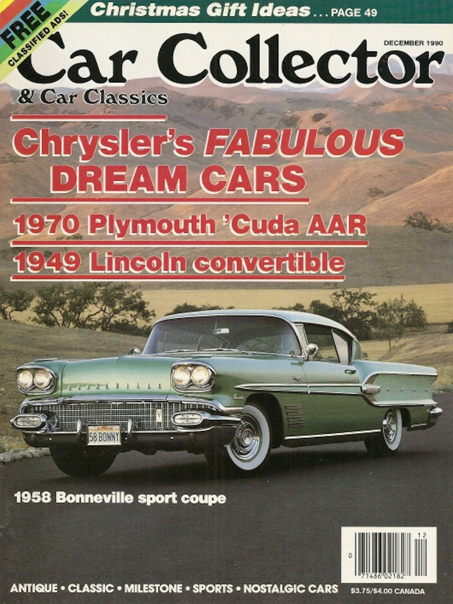Car Collector Classics Dec December 1990 