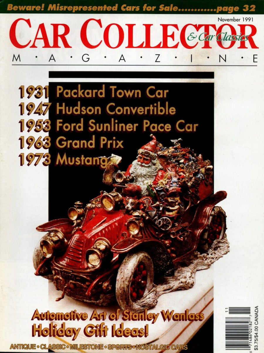 Car Collector Classics Nov November 1991