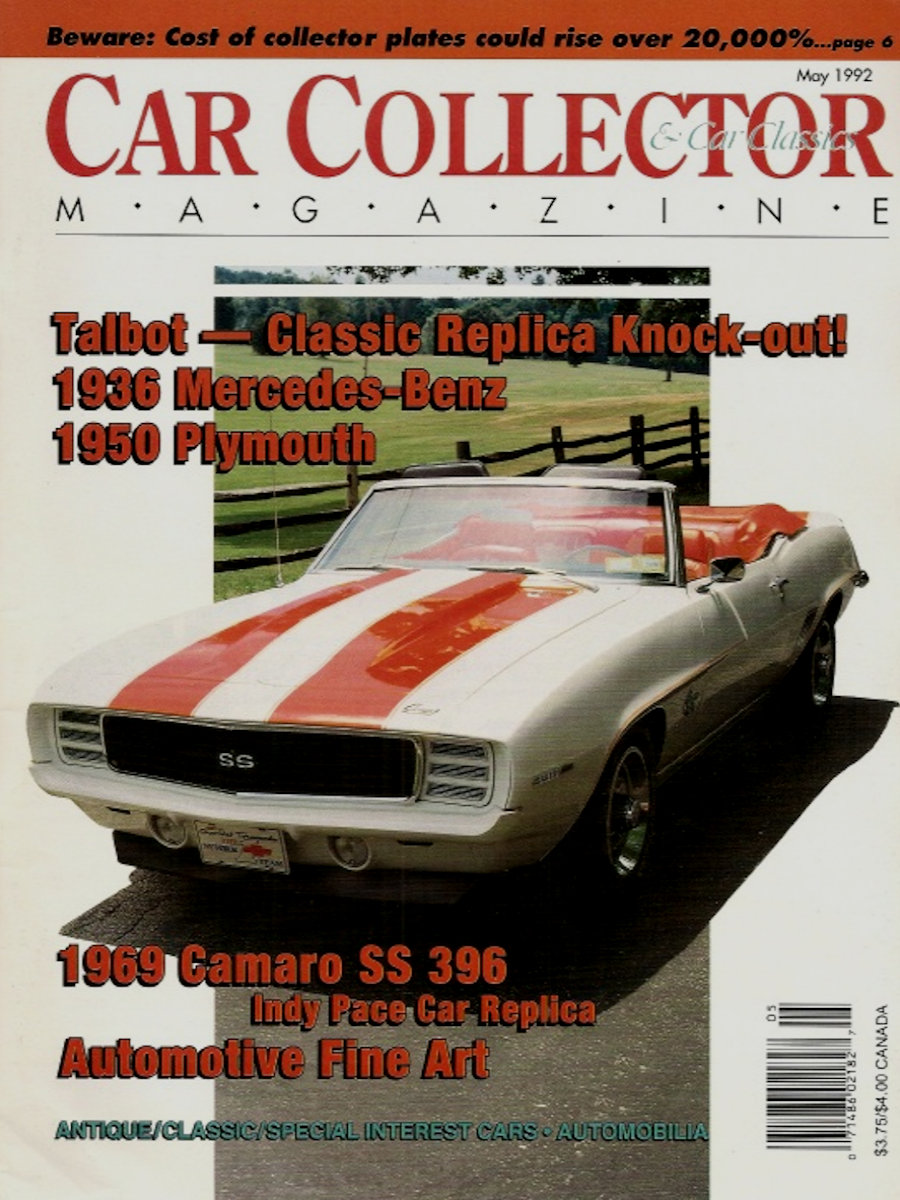 Car Collector Classics May 1992