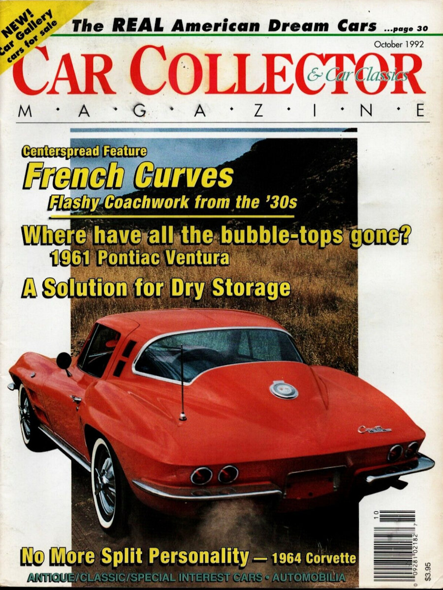 Car Collector Classics Oct October 1992