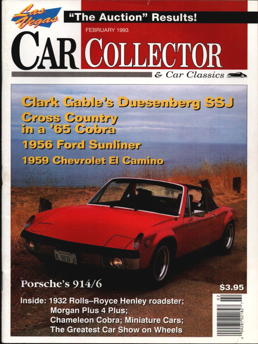 Car Collector Classics Feb February 1993