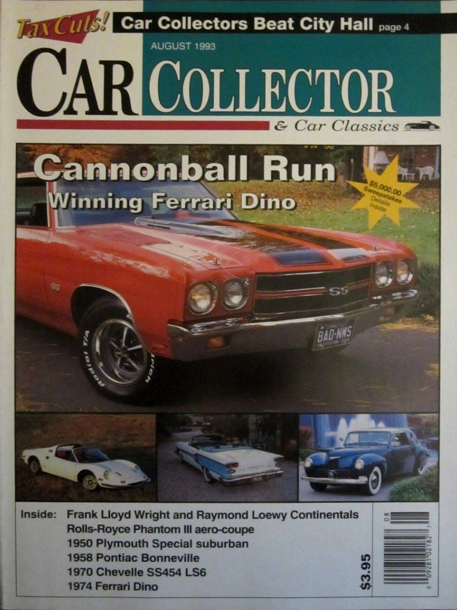 Car Collector Classics Aug August 1993