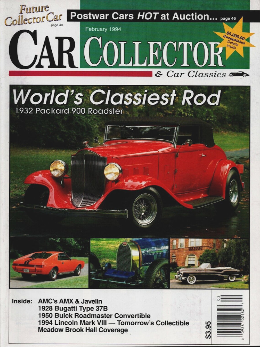 Car Collector Classics Feb February 1994