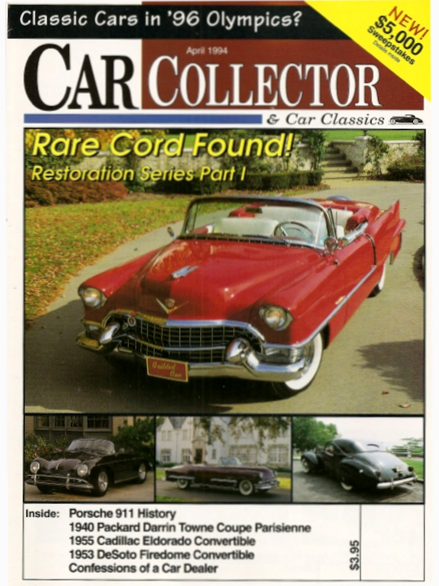 Car Collector Classics Apr April 1994