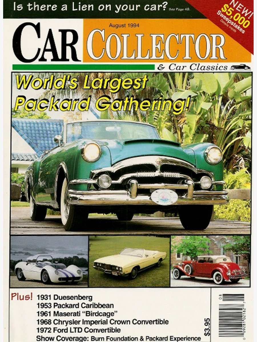 Car Collector Classics Aug August 1994