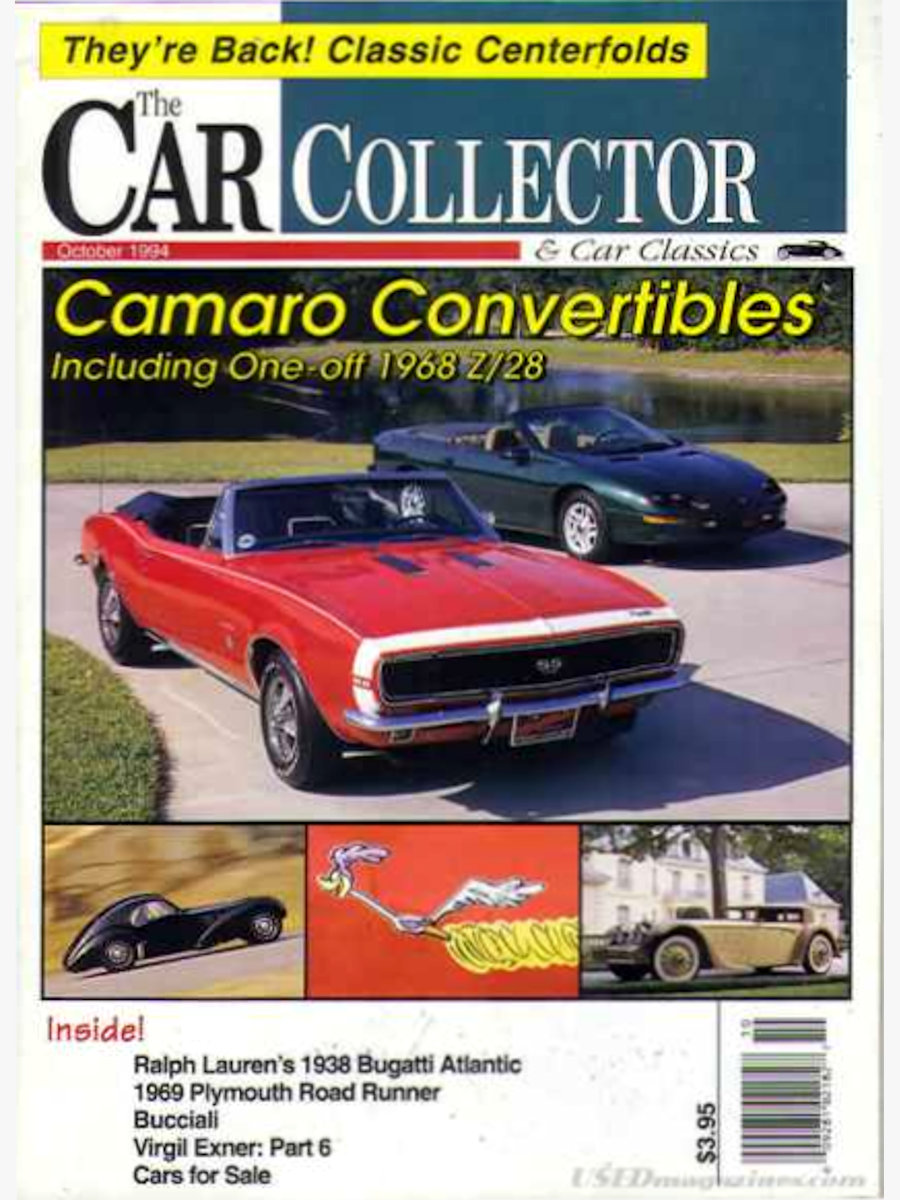 Car Collector Classics Oct October 1994