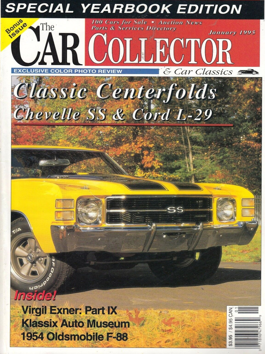 Car Collector Classics Jan January 1995