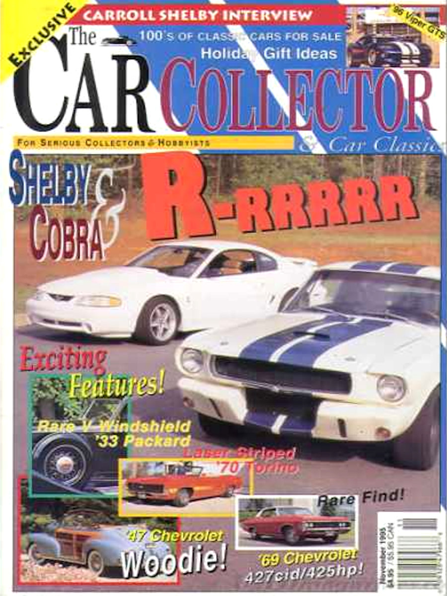 Car Collector Classics Nov November 1995