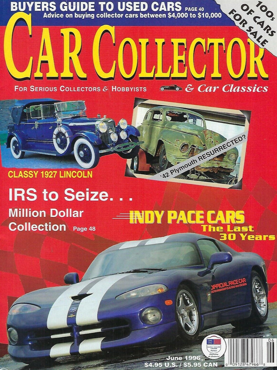 Car Collector Classics June 1996