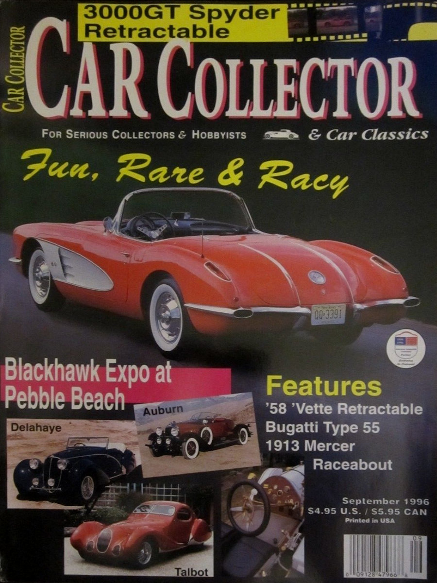 Car Collector Classics Sept September 1996