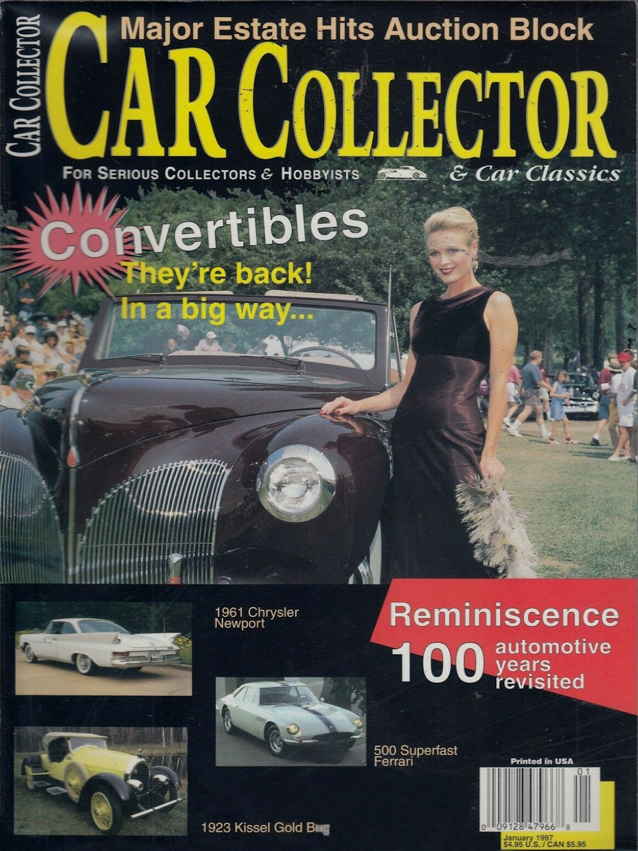 Car Collector Classics Jan January 1997
