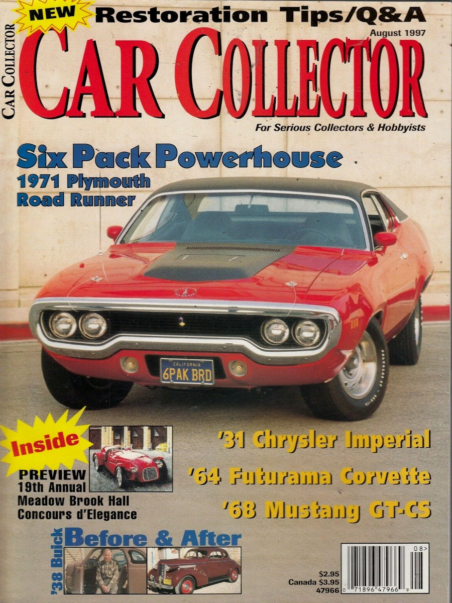 Car Collector Classics Aug August 1997