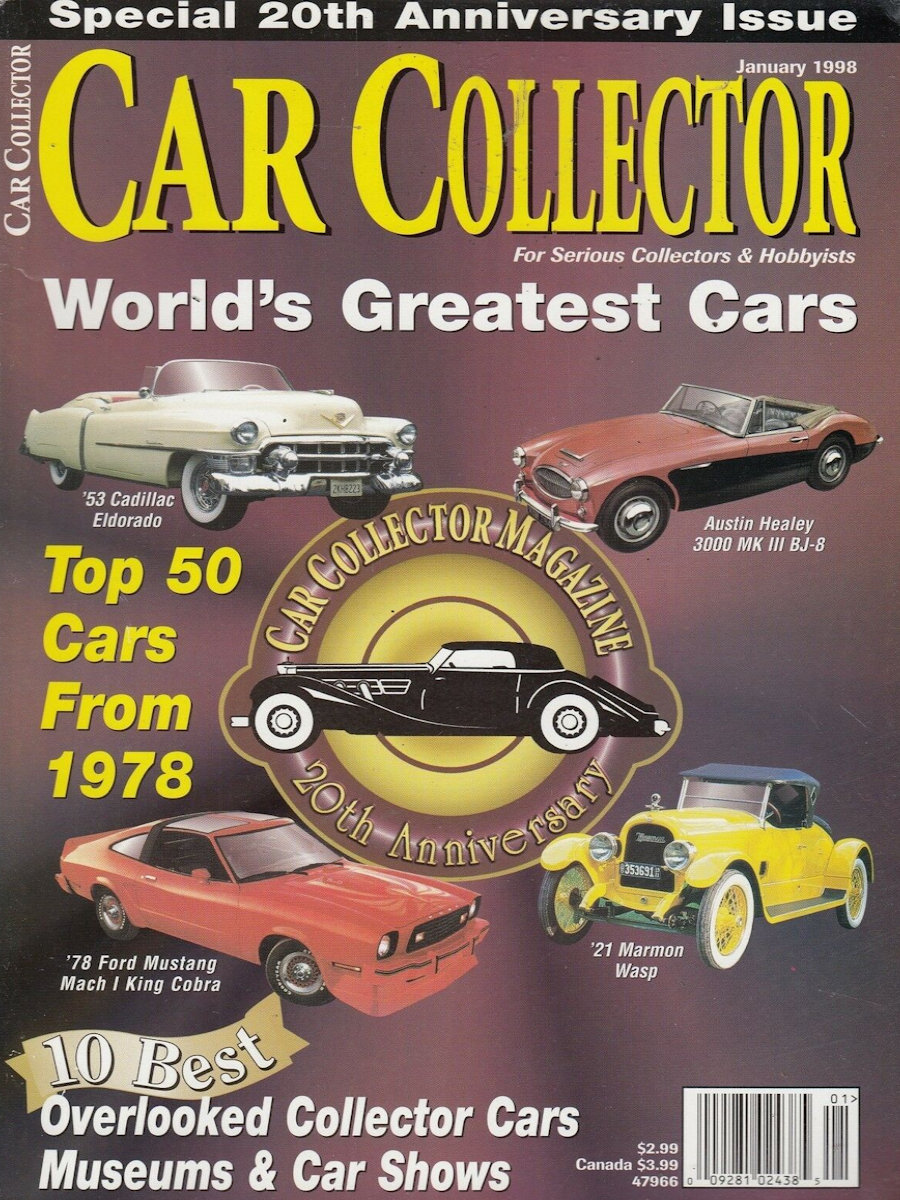 Car Collector Classics Jan January 1998