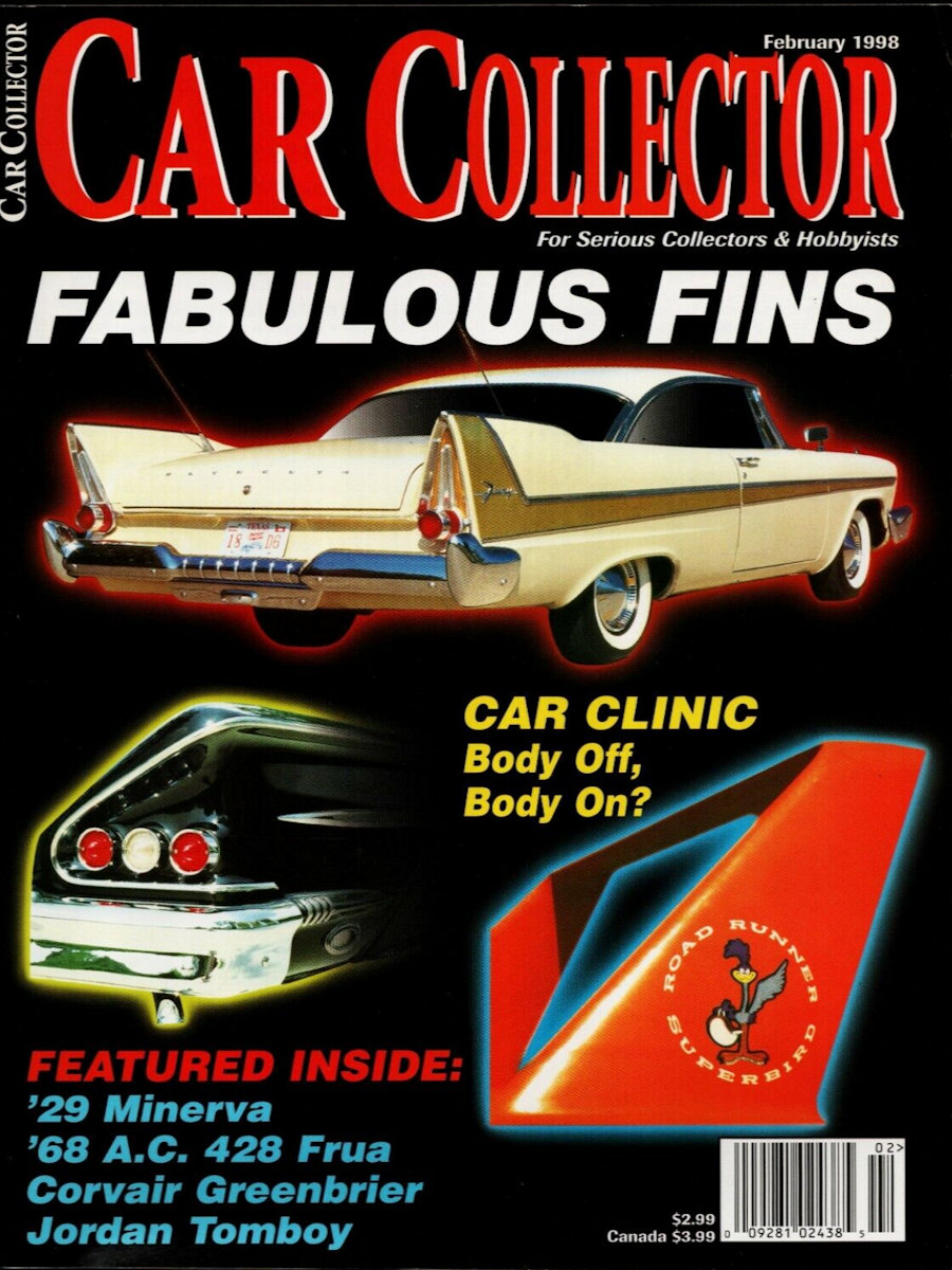 Car Collector Classics Feb February 1998