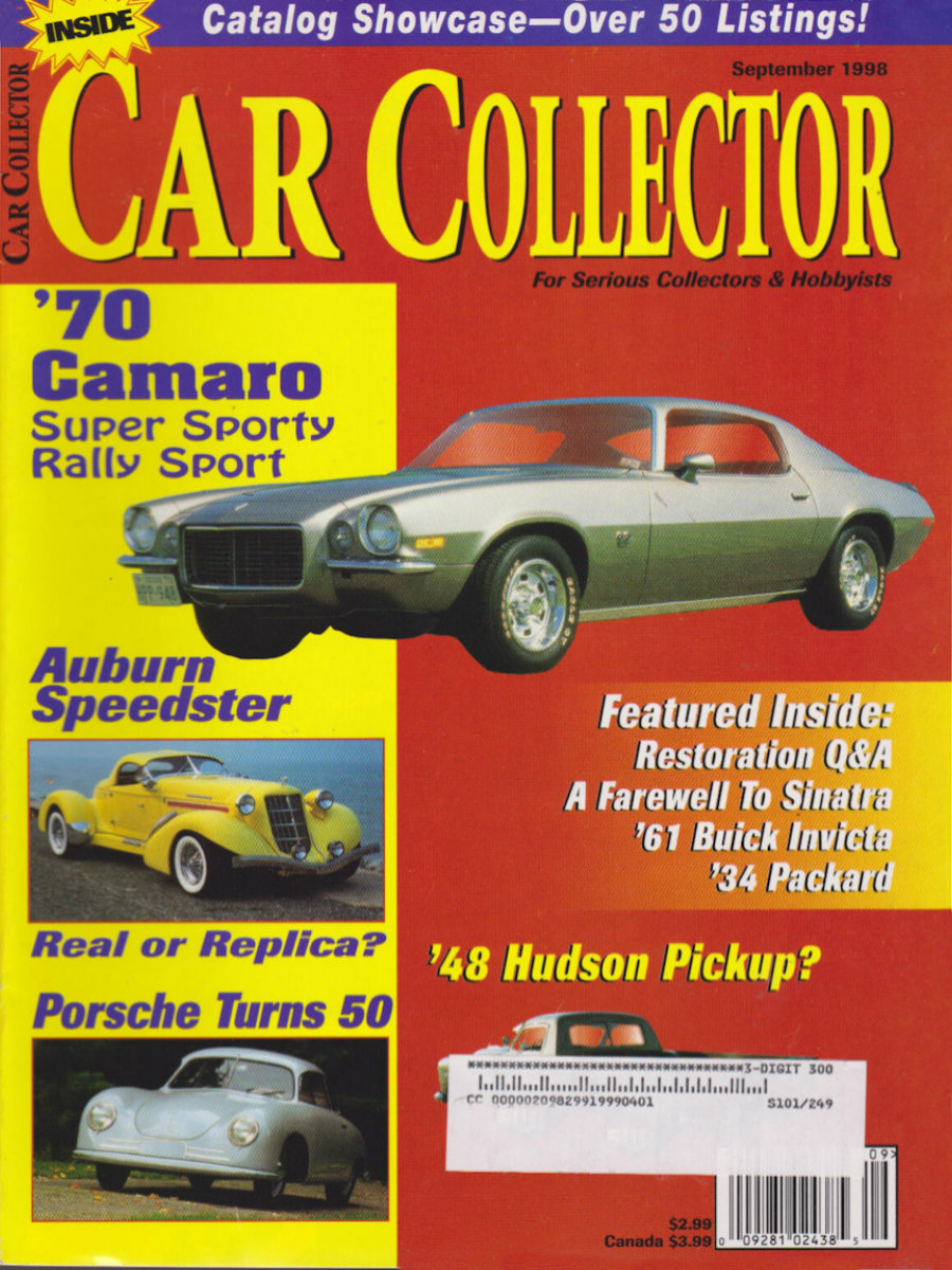 Car Collector Classics Sept September 1998