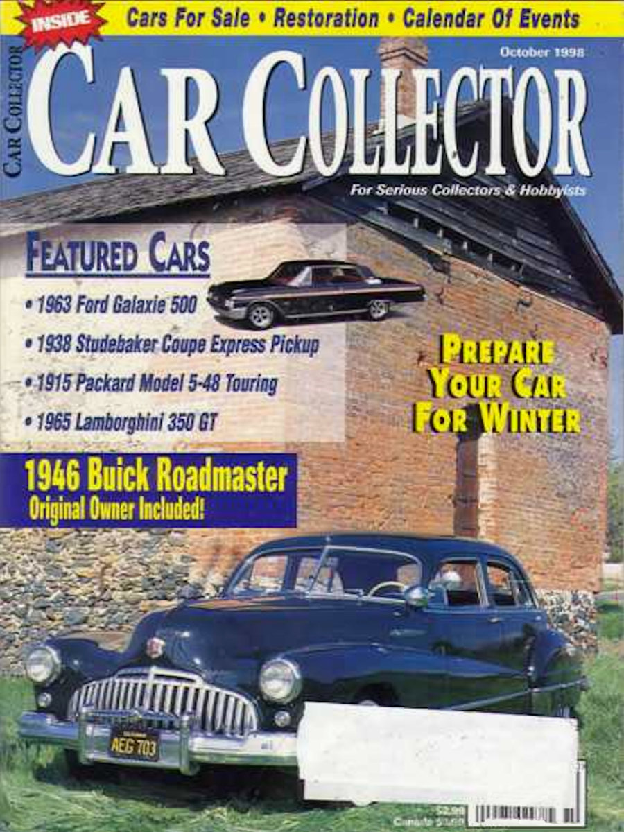 Car Collector Classics Oct October 1998
