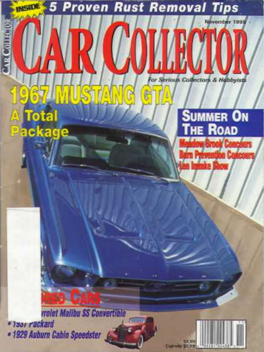 Car Collector Classics Nov November 1998