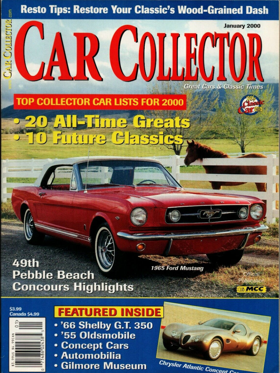 Car Collector Classics Jan January 2000