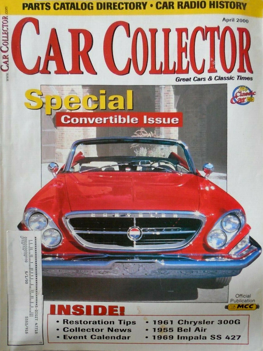 Car Collector Classics Apr April 2000