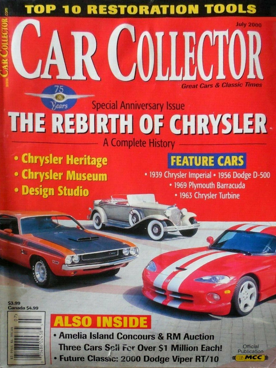 Car Collector Classics July 2000