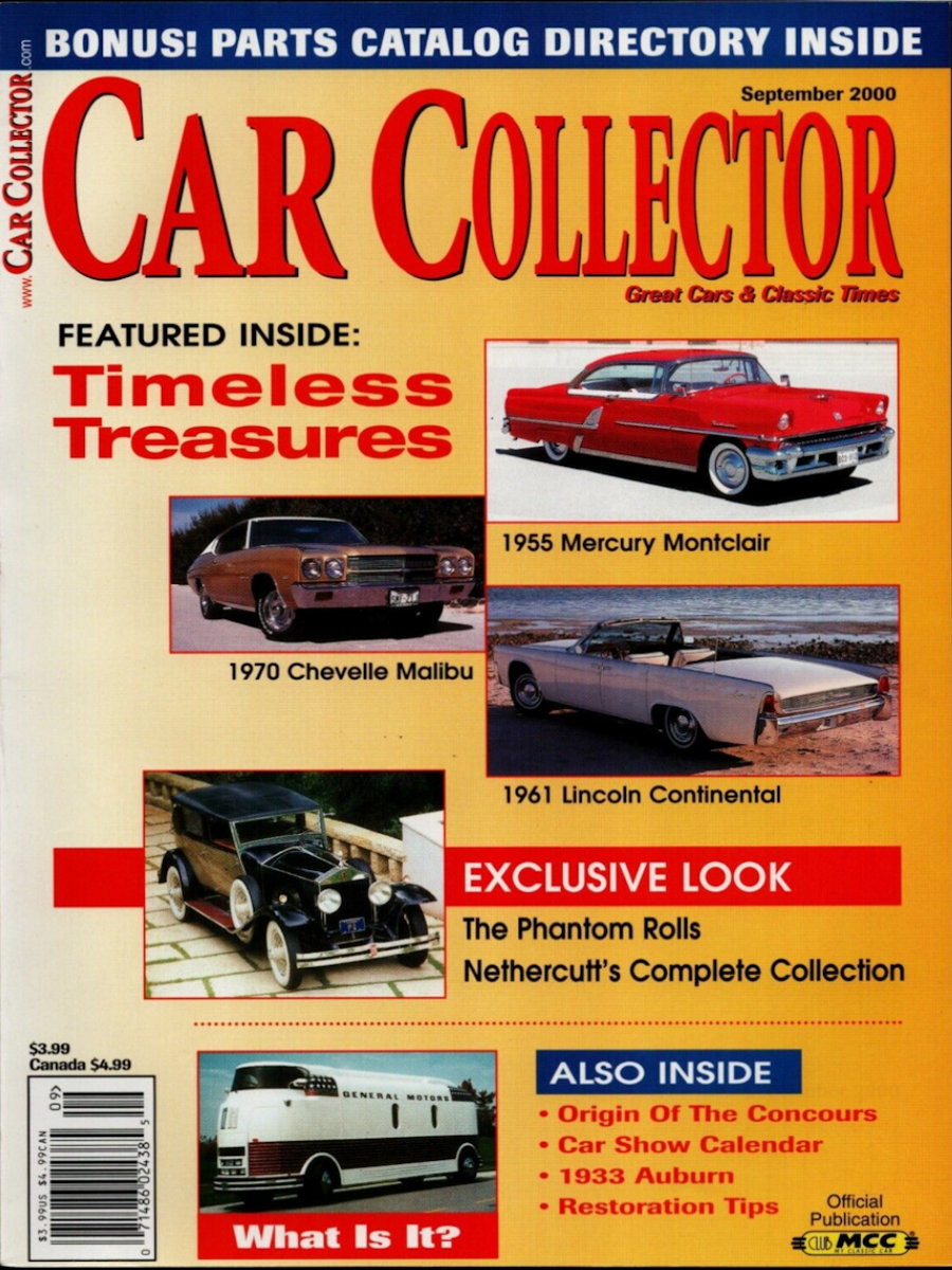 Car Collector Classics Sept September 2000