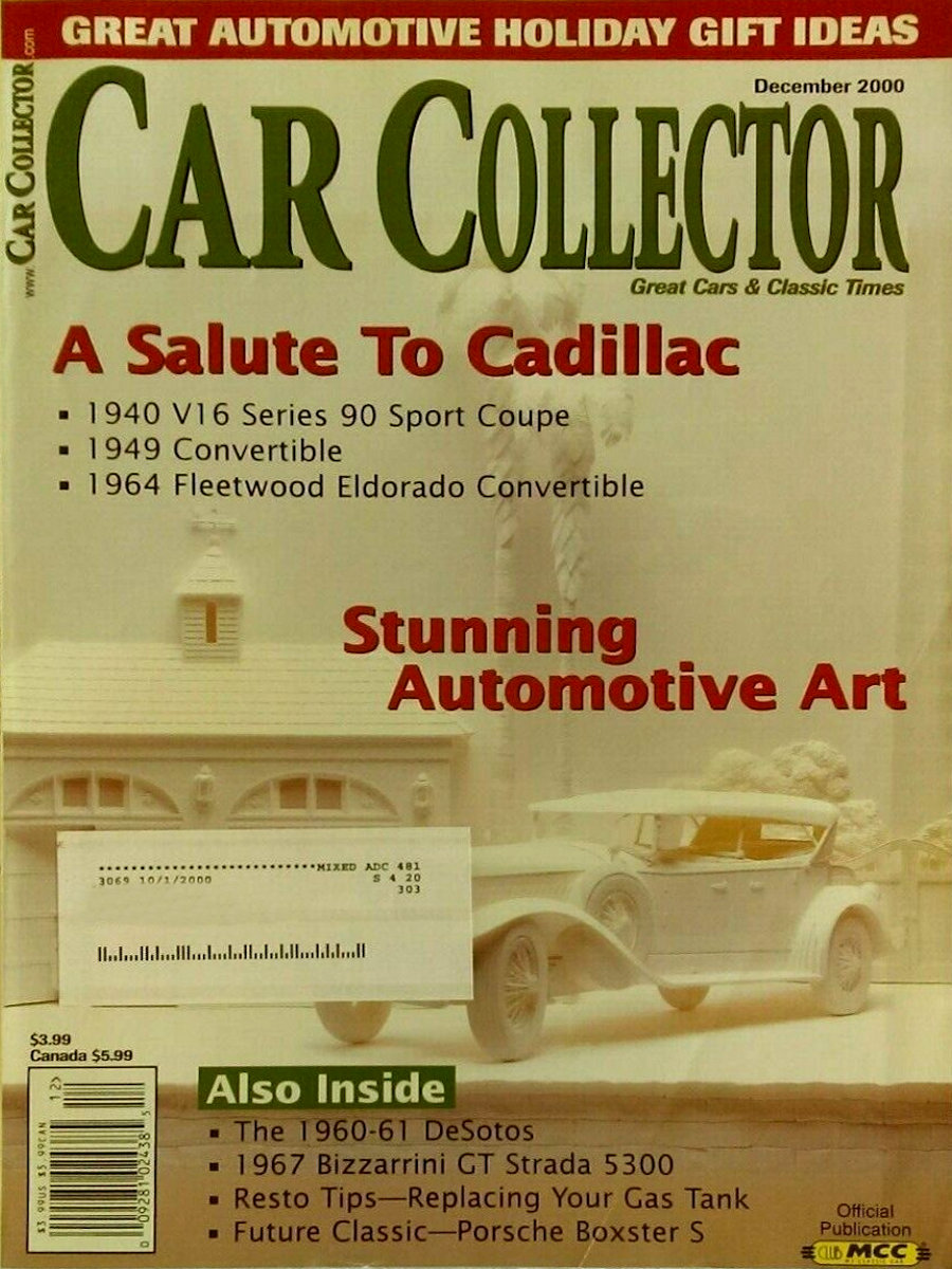 Car Collector Classics Dec December 2000