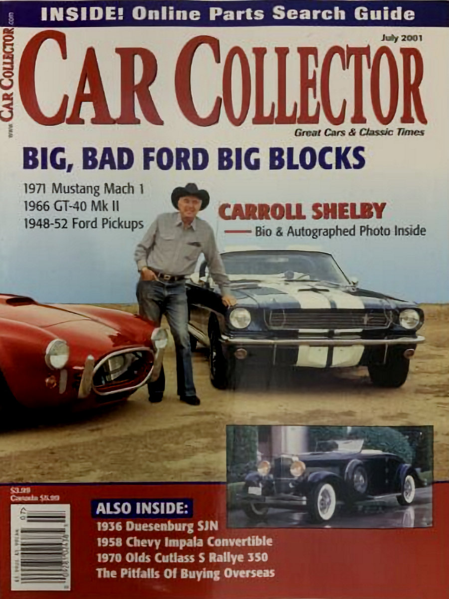 Car Collector Classics July 2001