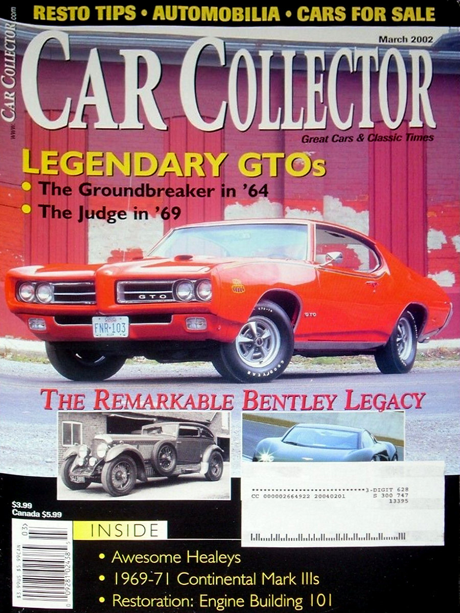 Car Collector Classics Mar March 2002