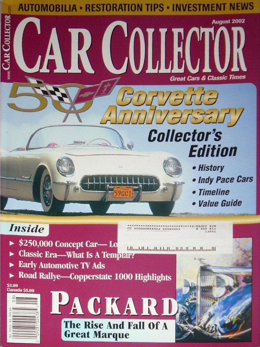 Car Collector Classics Aug August 2002