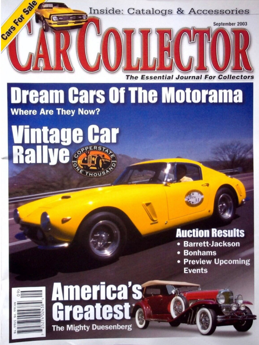 Car Collector Classics Sept September 2003