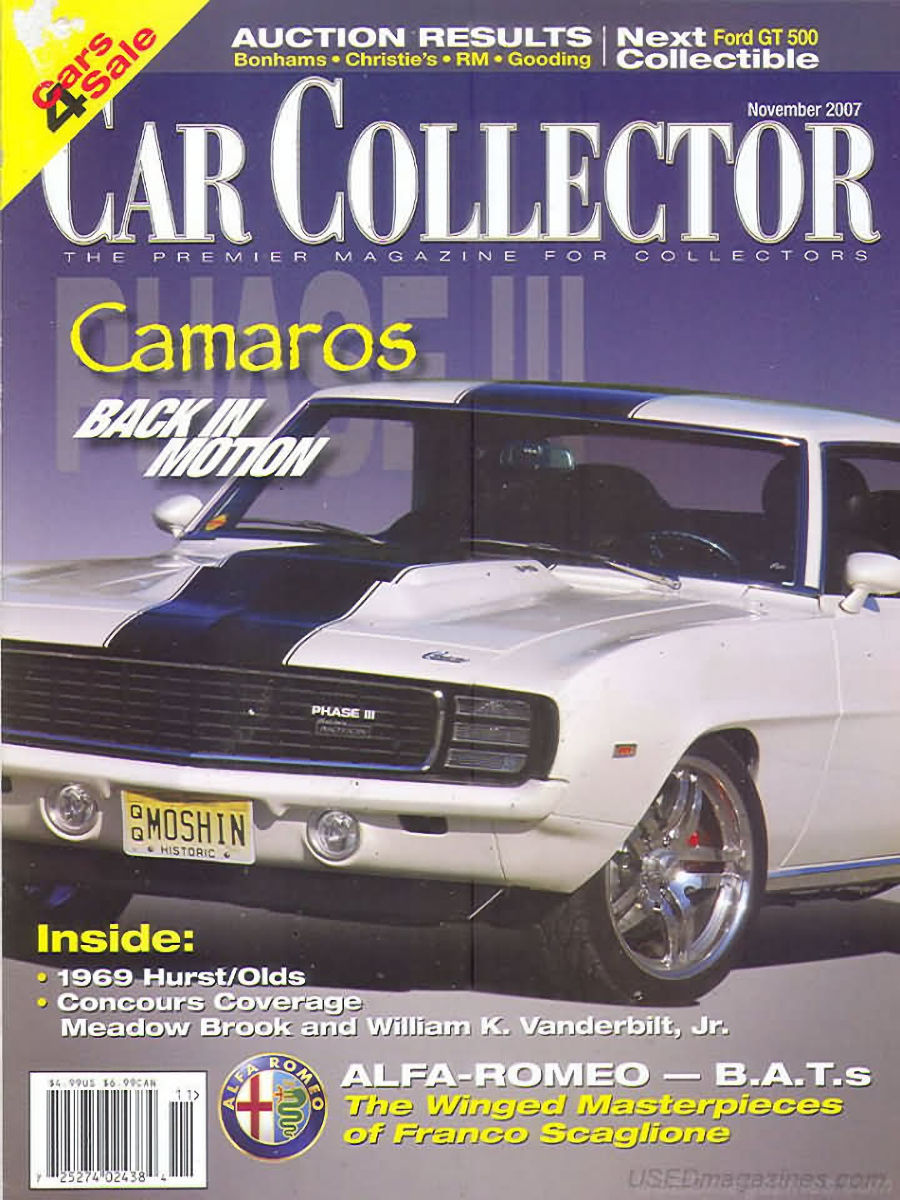 Car Collector Classics Nov November 2007
