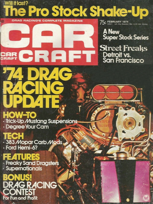 Car Craft Feb February 1974 