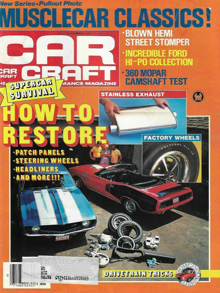 Car Craft Nov November 1985 