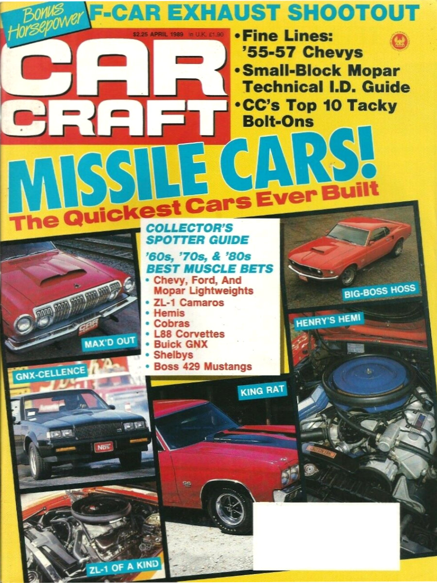 Car Craft Apr April 1989 