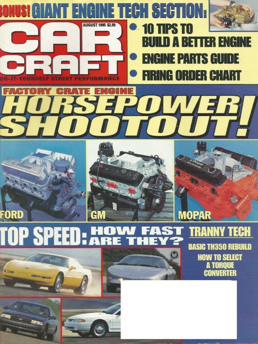 Car Craft Aug August 1995 