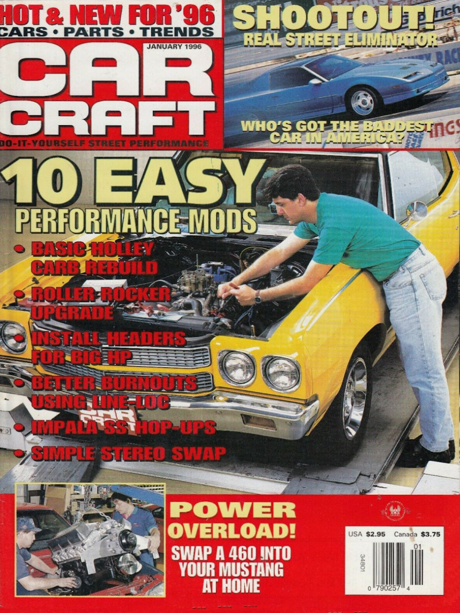 Car Craft Jan January 1996 